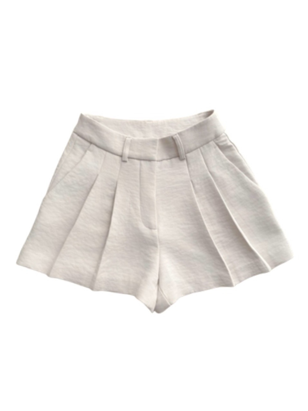 DYNAMITE Off-White Voluminous Airflow Short